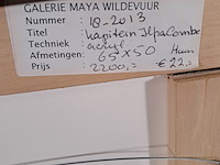 Acryl schilderij, maya wildevuur, kapitein, 2012 - afbeelding 9 van  9