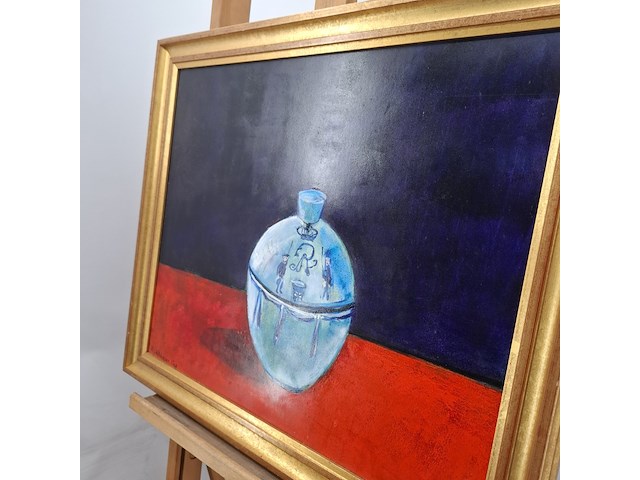 Acryl schilderij, maya wildevuur, kommetje, 1998 - afbeelding 8 van  10