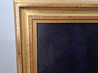 Acryl schilderij, maya wildevuur, kommetje, 1998 - afbeelding 9 van  10