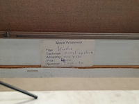 Acryl schilderij, maya wildevuur, kudu, 2000 - afbeelding 9 van  9