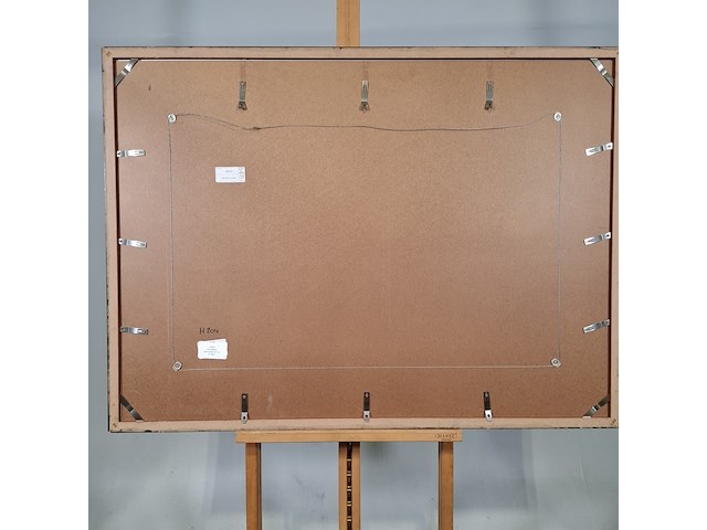 Acryl schilderij, maya wildevuur, lagune marokko, 2002 - afbeelding 8 van  9