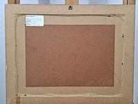 Acryl schilderij, maya wildevuur, landschap, 1993 - afbeelding 10 van  10