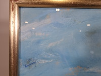 Acryl schilderij, maya wildevuur, landschap, 1996 - afbeelding 10 van  11