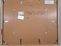 Acryl schilderij, maya wildevuur, landschap, 1996 - afbeelding 11 van  11