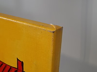 Acryl schilderij, maya wildevuur, landschap, 2004 - afbeelding 7 van  9