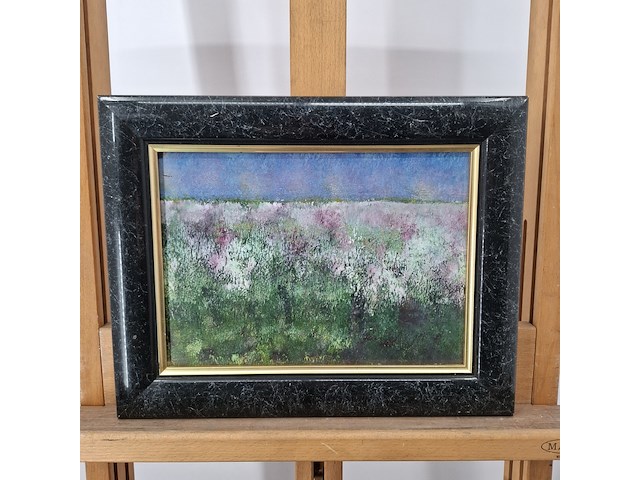 Acryl schilderij, maya wildevuur, landschap - afbeelding 2 van  8