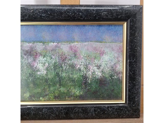 Acryl schilderij, maya wildevuur, landschap - afbeelding 4 van  8