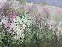 Acryl schilderij, maya wildevuur, landschap - afbeelding 5 van  8