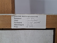 Acryl schilderij, maya wildevuur, landschap - afbeelding 8 van  8