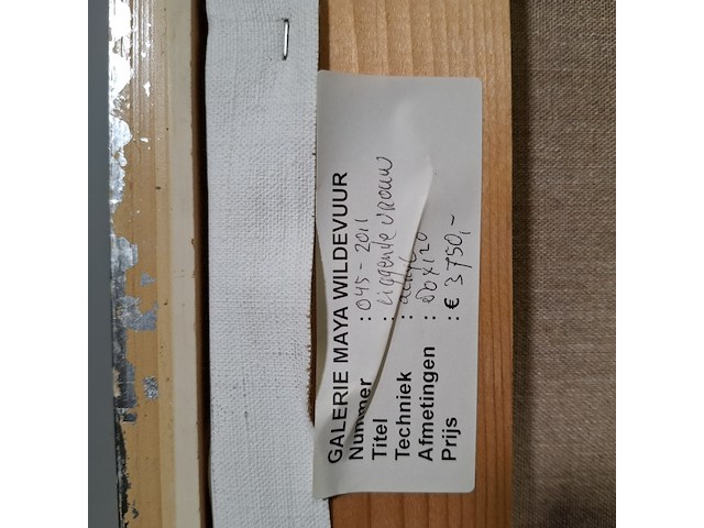 Acryl schilderij, maya wildevuur, liggende vrouw - afbeelding 2 van  10