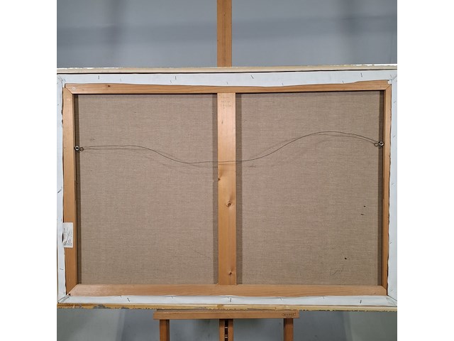 Acryl schilderij, maya wildevuur, liggende vrouw - afbeelding 9 van  10