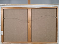 Acryl schilderij, maya wildevuur, liggende vrouw - afbeelding 9 van  10