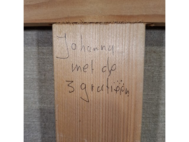 Acryl schilderij, maya wildevuur, liggende vrouw - afbeelding 10 van  10