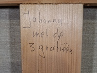 Acryl schilderij, maya wildevuur, liggende vrouw - afbeelding 10 van  10