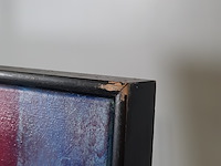 Acryl schilderij, maya wildevuur, maan, 1992 - afbeelding 7 van  8