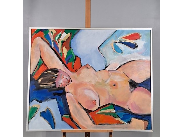 Acryl schilderij, maya wildevuur, marion - afbeelding 2 van  8