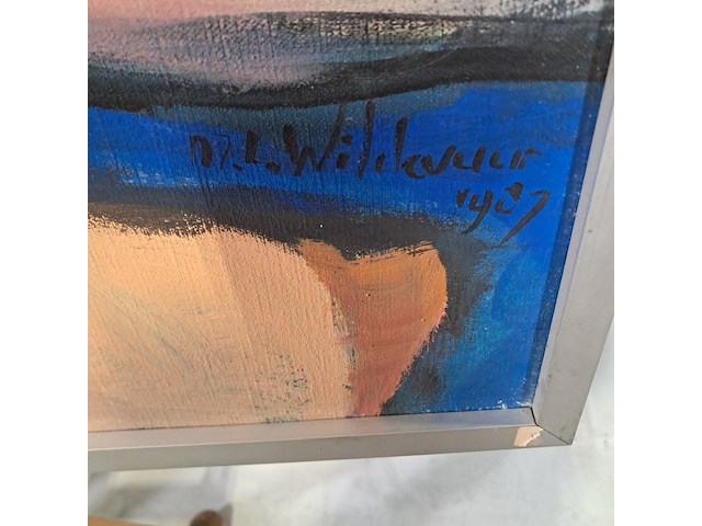 Acryl schilderij, maya wildevuur, marion - afbeelding 5 van  8