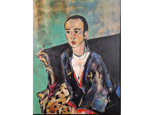 Acryl schilderij, maya wildevuur, mariska - afbeelding 1 van  7