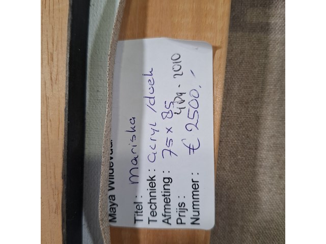 Acryl schilderij, maya wildevuur, mariska - afbeelding 7 van  7