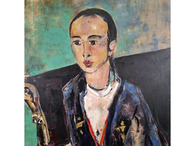 Acryl schilderij, maya wildevuur, mariska - afbeelding 4 van  7