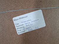 Acryl schilderij, maya wildevuur, marokko, 2002 - afbeelding 2 van  10