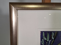 Acryl schilderij, maya wildevuur, marokko, 2002 - afbeelding 9 van  10