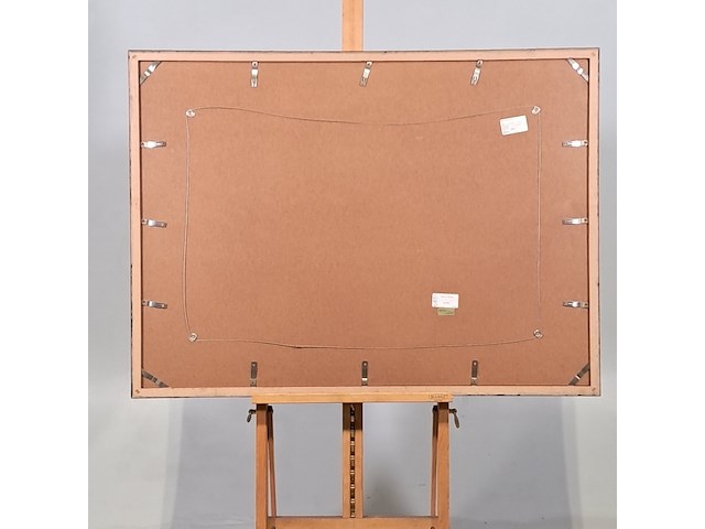 Acryl schilderij, maya wildevuur, marokko, 2002 - afbeelding 8 van  9