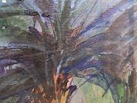 Acryl schilderij, maya wildevuur, marokko, 2002 - afbeelding 6 van  9