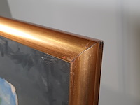 Acryl schilderij, maya wildevuur, marroko, 2002 - afbeelding 7 van  8