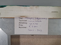 Acryl schilderij, maya wildevuur, maya (zelfportret), 2005 - afbeelding 8 van  8