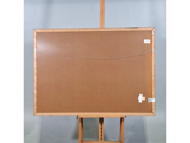 Acryl schilderij, maya wildevuur, meeuwen, 1995 - afbeelding 6 van  7