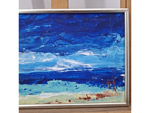 Acryl schilderij, maya wildevuur, mexico, 2008 - afbeelding 5 van  10