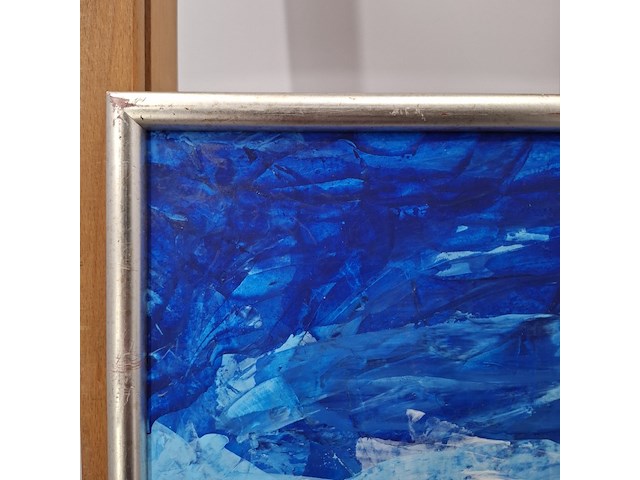 Acryl schilderij, maya wildevuur, mexico, 2008 - afbeelding 9 van  10