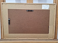 Acryl schilderij, maya wildevuur, mexico, 2008 - afbeelding 10 van  10