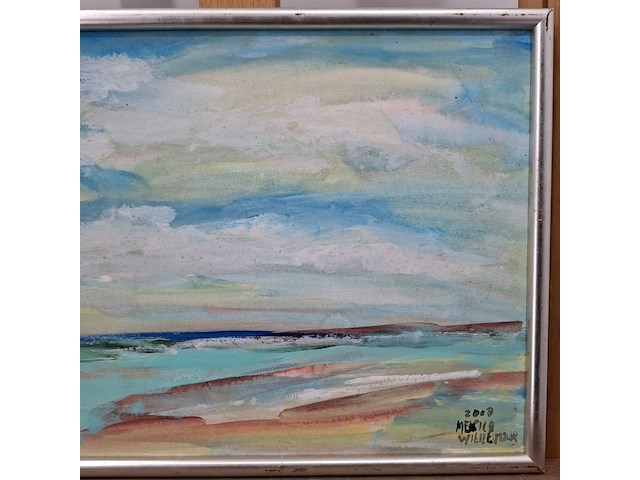 Acryl schilderij, maya wildevuur, mexico, 2008 - afbeelding 5 van  10