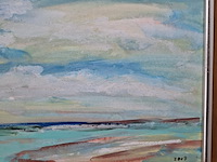 Acryl schilderij, maya wildevuur, mexico, 2008 - afbeelding 5 van  10