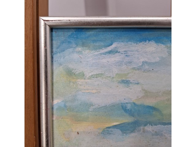 Acryl schilderij, maya wildevuur, mexico, 2008 - afbeelding 9 van  10