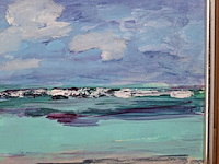 Acryl schilderij, maya wildevuur, mexico, 2008 - afbeelding 4 van  9