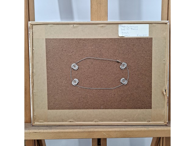 Acryl schilderij, maya wildevuur, mexico, 2008 - afbeelding 8 van  9