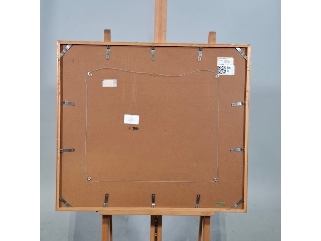 Acryl schilderij, maya wildevuur, moorea, 1998 - afbeelding 6 van  7
