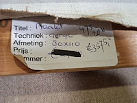 Acryl schilderij, maya wildevuur, naakt, 1989 - afbeelding 7 van  8