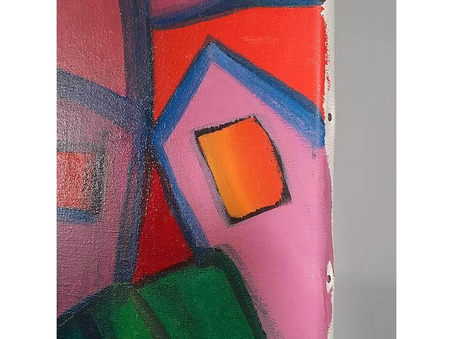 Acryl schilderij, maya wildevuur, naakt - afbeelding 5 van  9