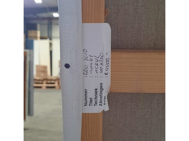 Acryl schilderij, maya wildevuur, naakt - afbeelding 9 van  9