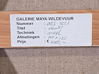 Acryl schilderij, maya wildevuur, naakt - afbeelding 9 van  9