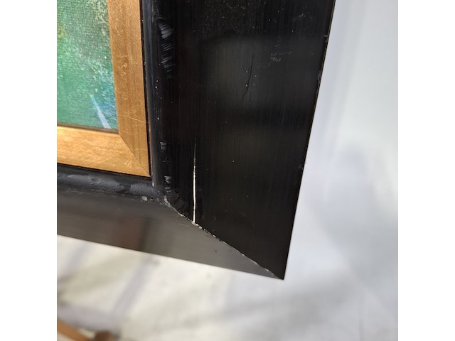 Acryl schilderij, maya wildevuur, ode aan emil nolde, 1991 - afbeelding 8 van  11