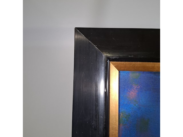 Acryl schilderij, maya wildevuur, ode aan emil nolde, 1991 - afbeelding 9 van  11