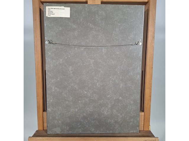 Acryl schilderij, maya wildevuur, ode aan knossos, 1990 - afbeelding 10 van  10