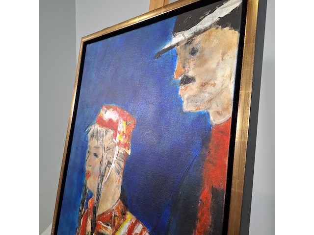 Acryl schilderij, maya wildevuur, op roakeldais - afbeelding 8 van  10