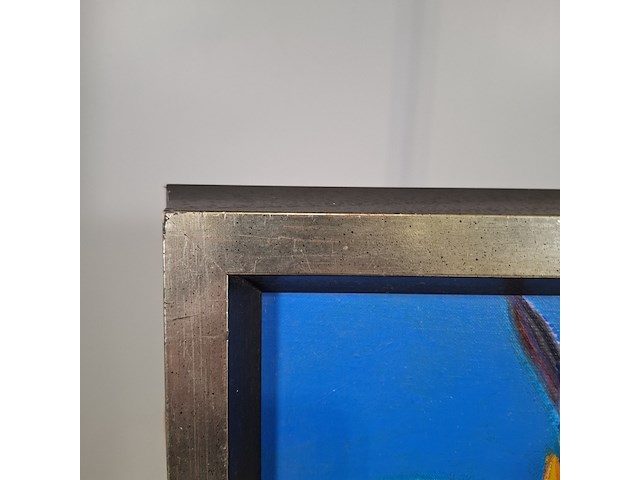 Acryl schilderij, maya wildevuur, orchidee - afbeelding 5 van  7