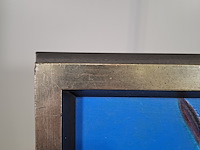 Acryl schilderij, maya wildevuur, orchidee - afbeelding 5 van  7